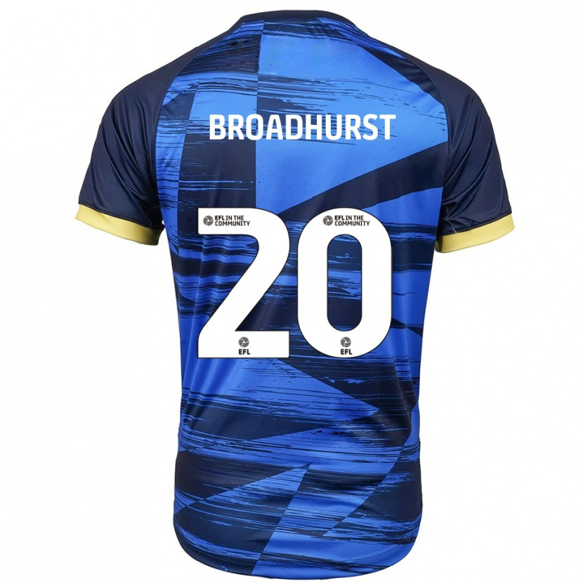 Danxen Mujer Camiseta Lilli-Mae Broadhurst #20 Azul Azul Marino 2ª Equipación 2025/26 La Camisa México