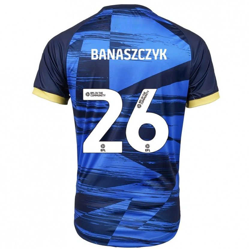 Danxen Mujer Camiseta Natalie Banaszczyk #26 Azul Azul Marino 2ª Equipación 2025/26 La Camisa México