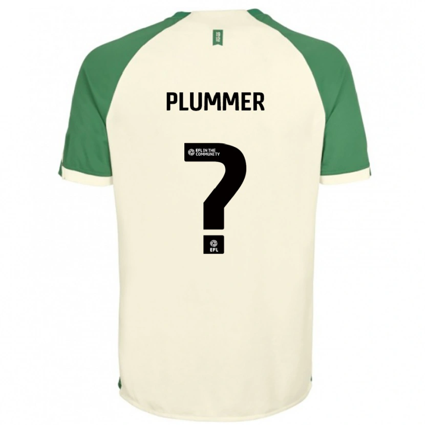Danxen Mujer Camiseta Holly Plummer #0 Blanco Hueso Verde 2ª Equipación 2025/26 La Camisa México