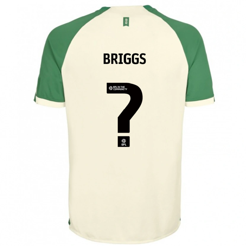 Danxen Mujer Camiseta Jj Briggs #0 Blanco Hueso Verde 2ª Equipación 2025/26 La Camisa México