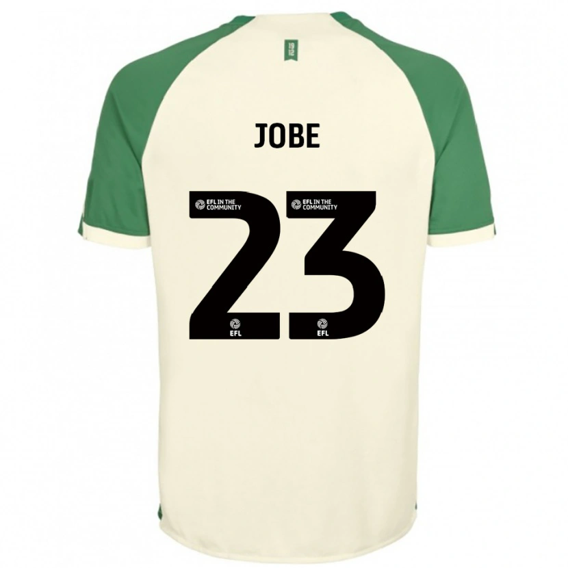 Danxen Mujer Camiseta Mamadou Jobe #23 Blanco Hueso Verde 2ª Equipación 2025/26 La Camisa México
