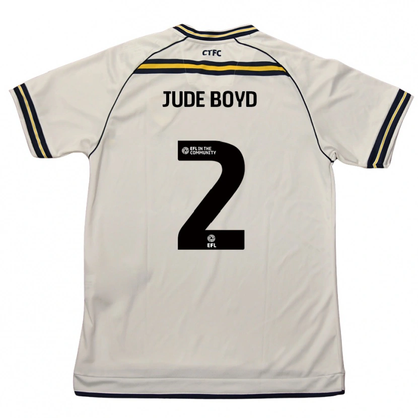 Danxen Mujer Camiseta Arkell Jude-Boyd #2 Blanco Azul Marino 2ª Equipación 2025/26 La Camisa México