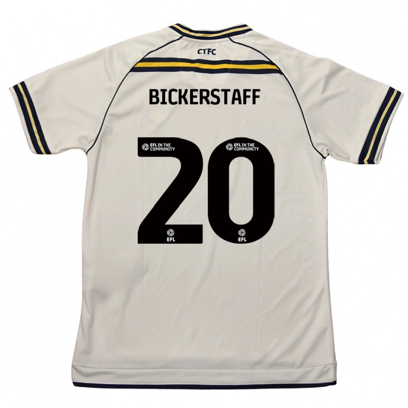 Danxen Mujer Camiseta Jake Bickerstaff #20 Blanco Azul Marino 2ª Equipación 2025/26 La Camisa México