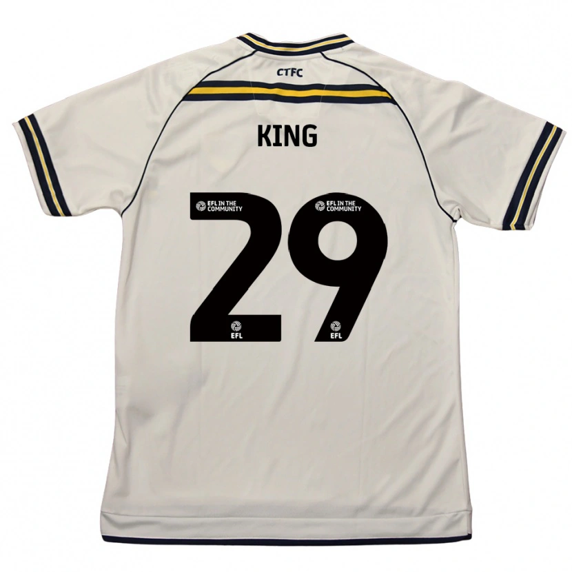 Danxen Mujer Camiseta Tom King #29 Blanco Azul Marino 2ª Equipación 2025/26 La Camisa México
