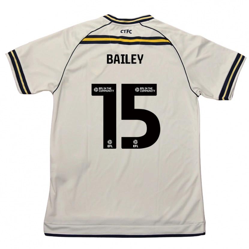Danxen Mujer Camiseta Ieuan Bailey #15 Blanco Azul Marino 2ª Equipación 2025/26 La Camisa México