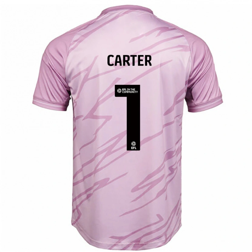 Danxen Mujer Camiseta Phoebe Carter #1 Rosa Negro 2ª Equipación 2025/26 La Camisa México