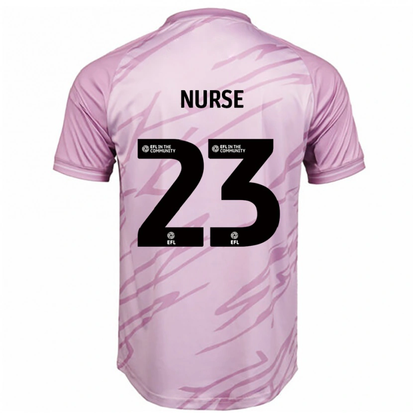 Danxen Mujer Camiseta George Nurse #23 Rosa Negro 2ª Equipación 2025/26 La Camisa México