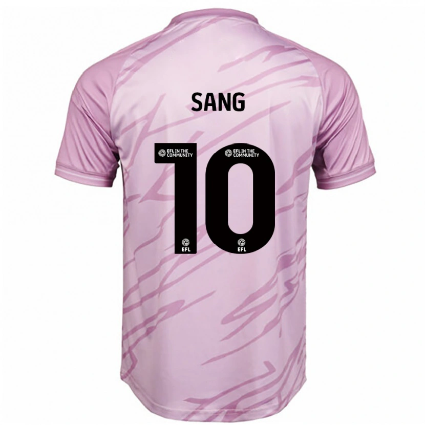 Danxen Mujer Camiseta Tom Sang #10 Rosa Negro 2ª Equipación 2025/26 La Camisa México