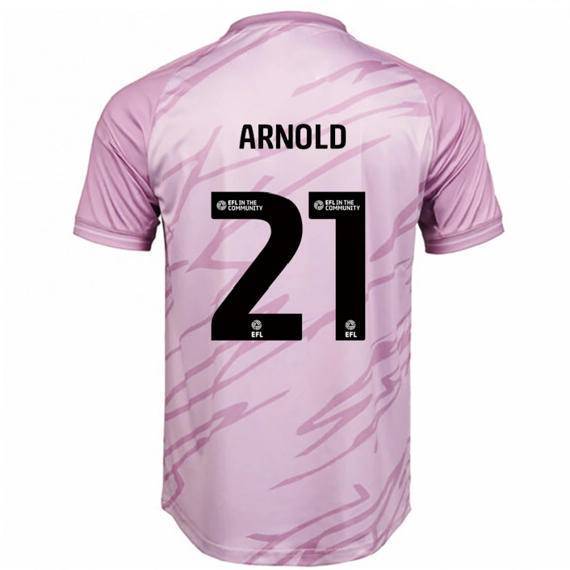 Danxen Mujer Camiseta Hetty Arnold #21 Rosa Negro 2ª Equipación 2025/26 La Camisa México