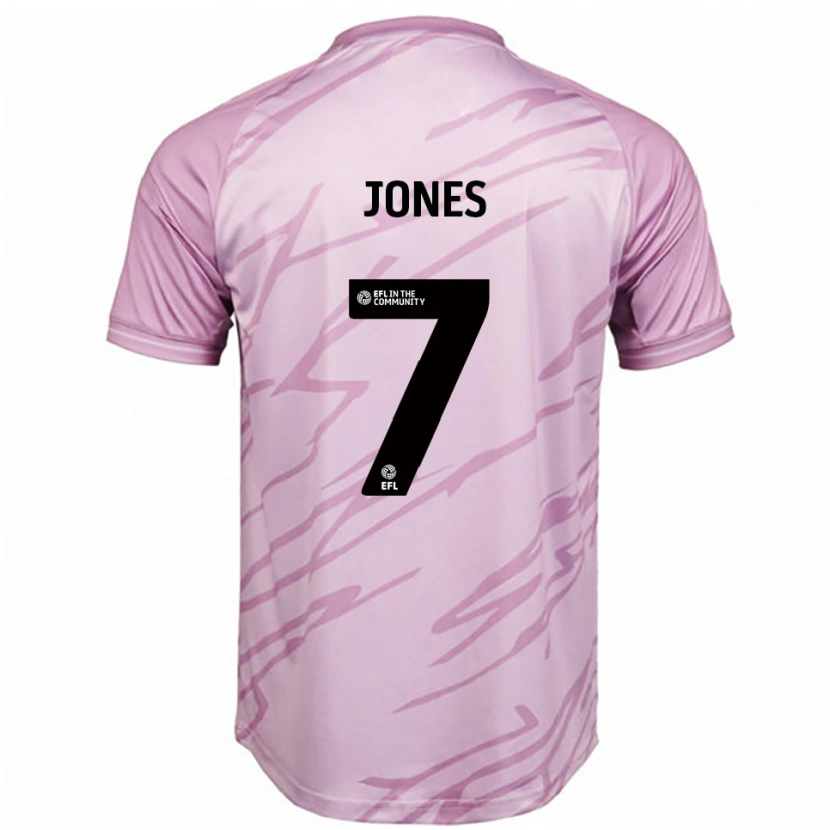 Danxen Mujer Camiseta Maddie Jones #7 Rosa Negro 2ª Equipación 2025/26 La Camisa México