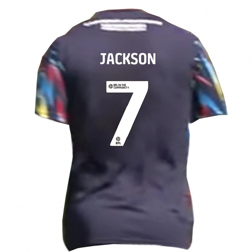 Danxen Mujer Camiseta Ben Jackson #7 Azul Marino Amarillo Rojo 2ª Equipación 2025/26 La Camisa México