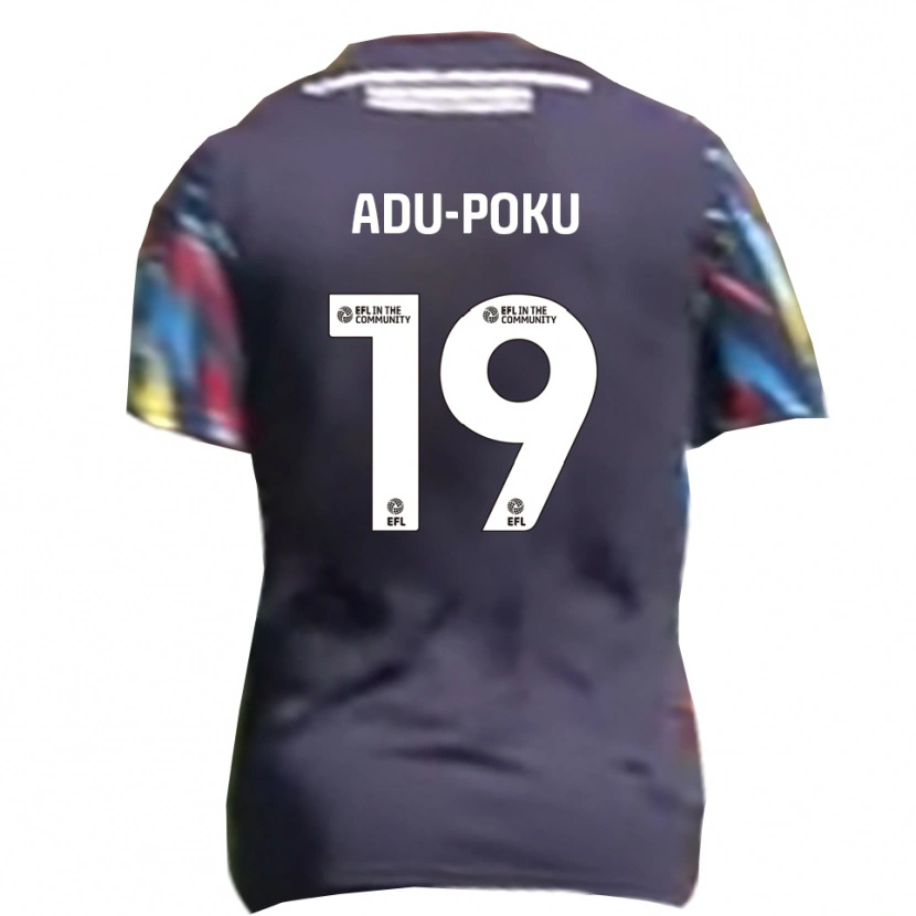 Danxen Mujer Camiseta Michael Adu-Poku #19 Azul Marino Amarillo Rojo 2ª Equipación 2025/26 La Camisa México