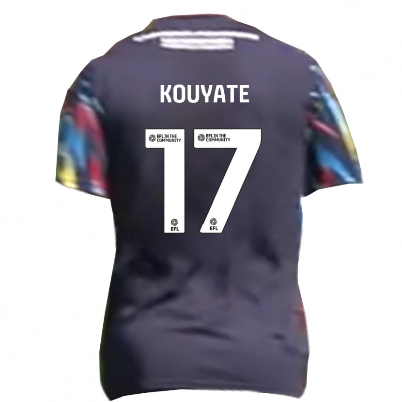 Danxen Mujer Camiseta Katia Kouyate #17 Azul Marino Amarillo Rojo 2ª Equipación 2025/26 La Camisa México