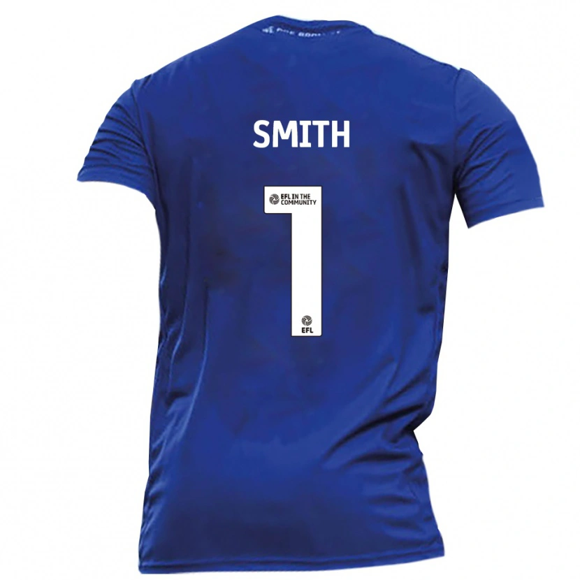 Danxen Mujer Camiseta Grant Smith #1 Azul Blanco 2ª Equipación 2025/26 La Camisa México