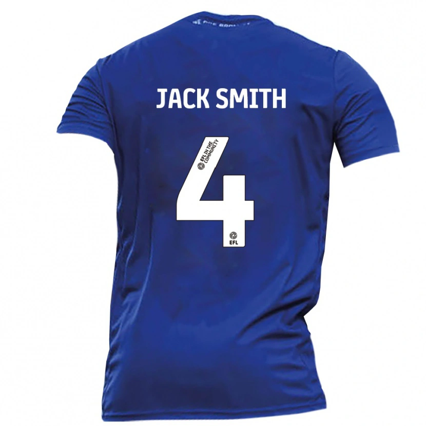 Danxen Mujer Camiseta Jack Smith #4 Azul Blanco 2ª Equipación 2025/26 La Camisa México