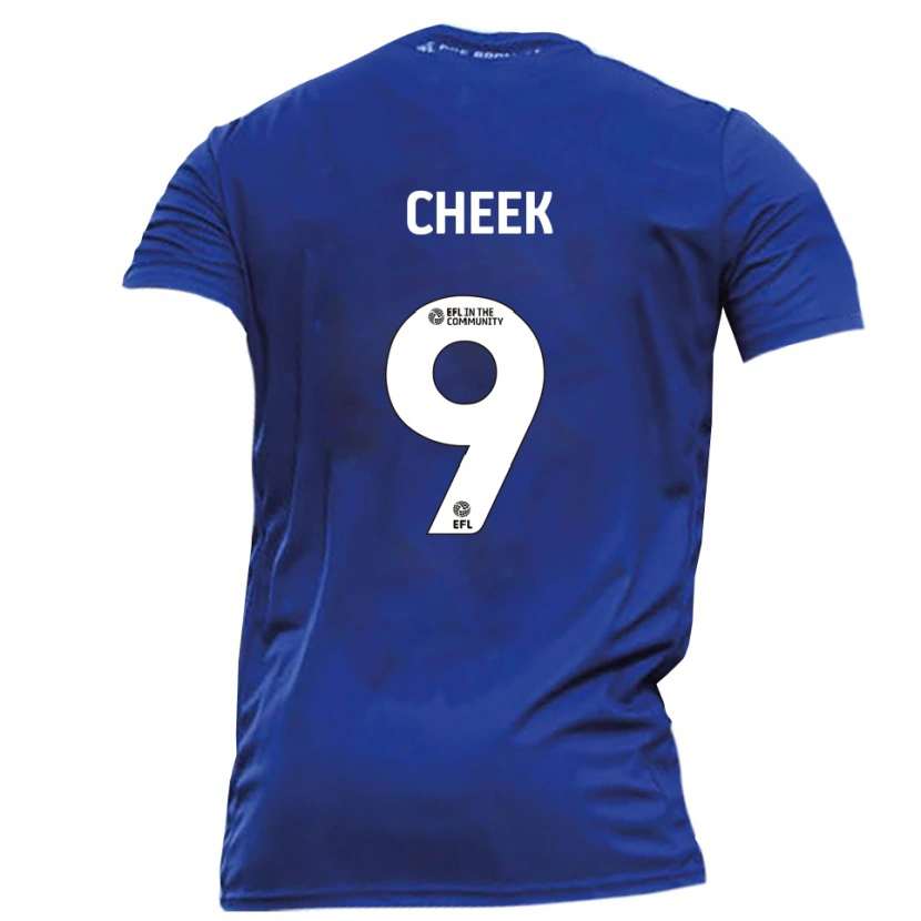 Danxen Mujer Camiseta Michael Cheek #9 Azul Blanco 2ª Equipación 2025/26 La Camisa México
