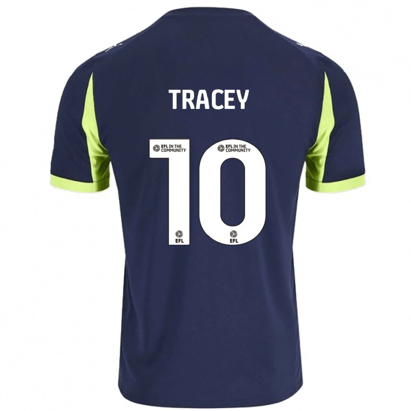 Danxen Mujer Camiseta Shilow Tracey #10 Azul Marino Verde Fluorescente 2ª Equipación 2025/26 La Camisa México