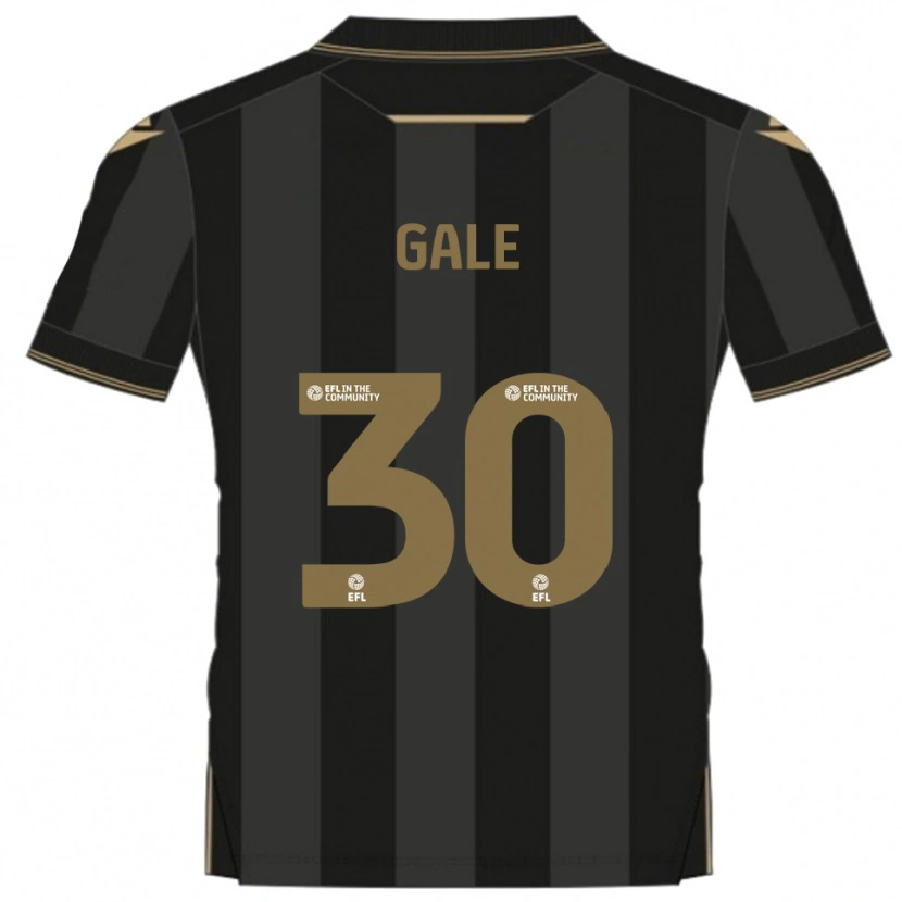 Danxen Mujer Camiseta Sam Gale #30 Negro Dorado 2ª Equipación 2025/26 La Camisa México