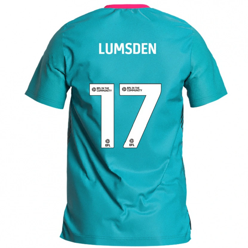 Danxen Mujer Camiseta Alfie Lumsden #17 Celeste Rosa 2ª Equipación 2025/26 La Camisa México