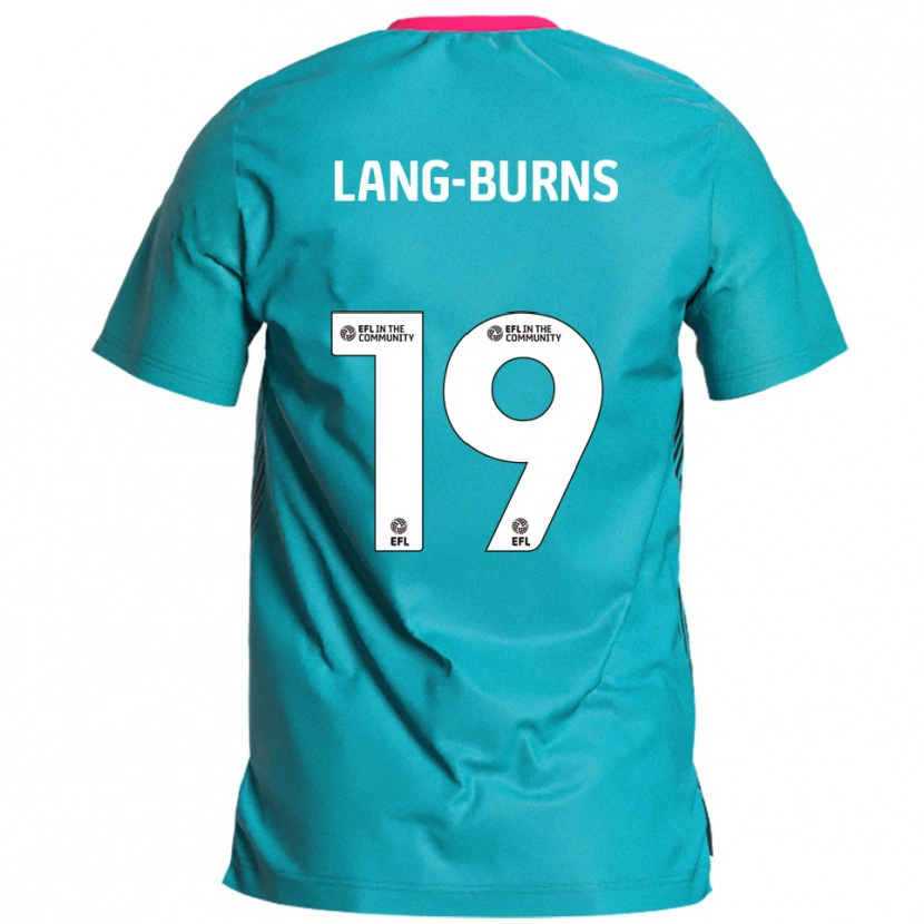 Danxen Mujer Camiseta Olly Lang-Burns #19 Celeste Rosa 2ª Equipación 2025/26 La Camisa México