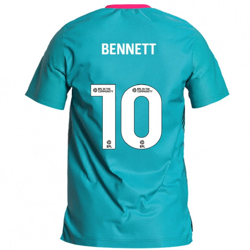 Danxen Mujer Camiseta Mason Bennett #10 Celeste Rosa 2ª Equipación 2025/26 La Camisa México