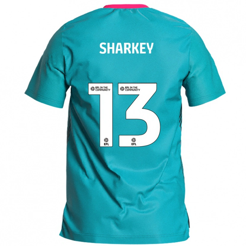 Danxen Mujer Camiseta Toby Sharkey #13 Celeste Rosa 2ª Equipación 2025/26 La Camisa México