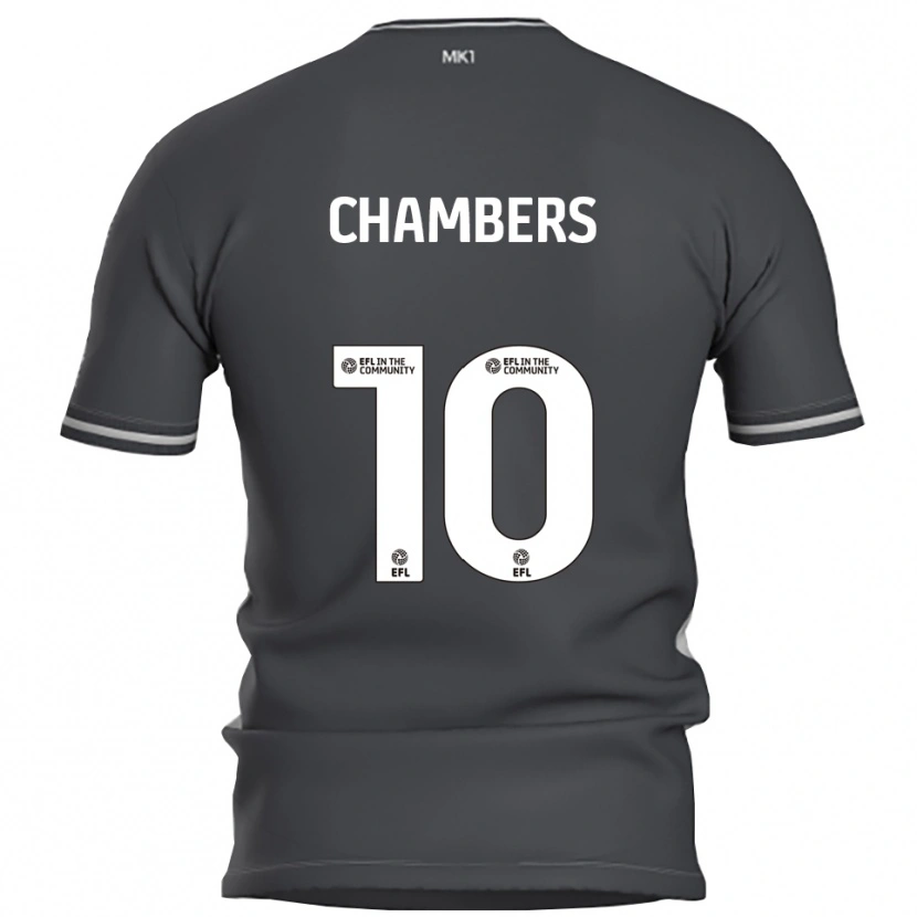 Danxen Mujer Camiseta T'yanna Chambers #10 Gris Plata 2ª Equipación 2025/26 La Camisa México