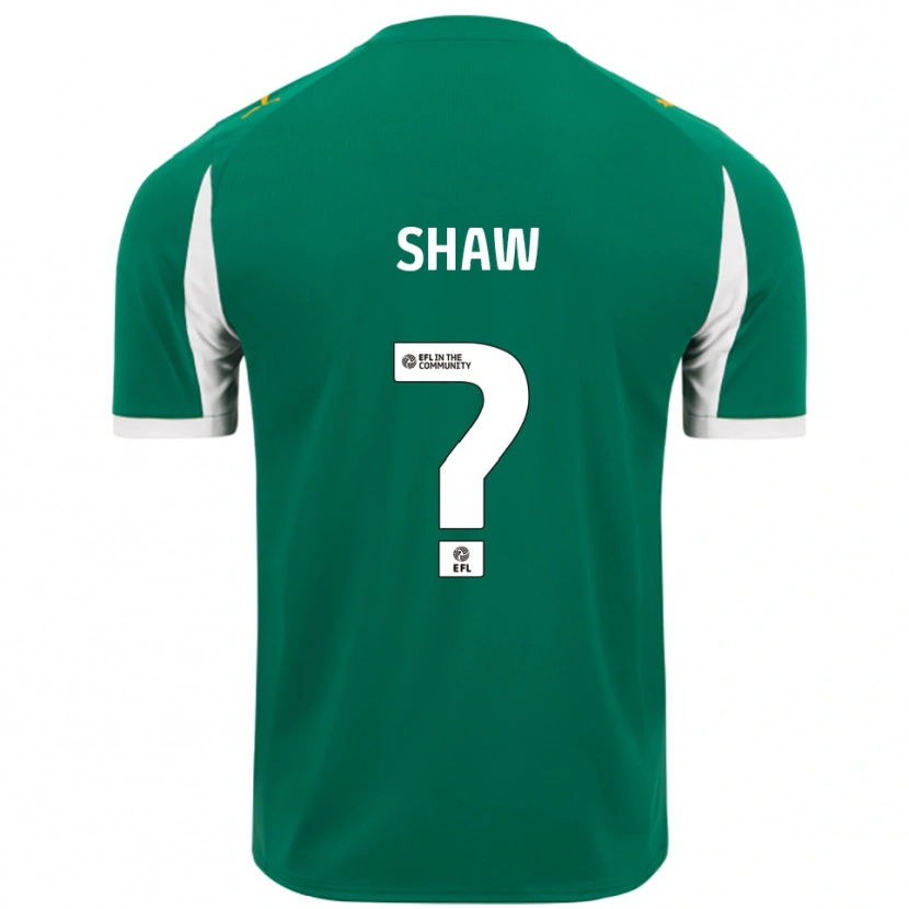 Danxen Mujer Camiseta Ashton Shaw #0 Verde Blanco 2ª Equipación 2025/26 La Camisa México
