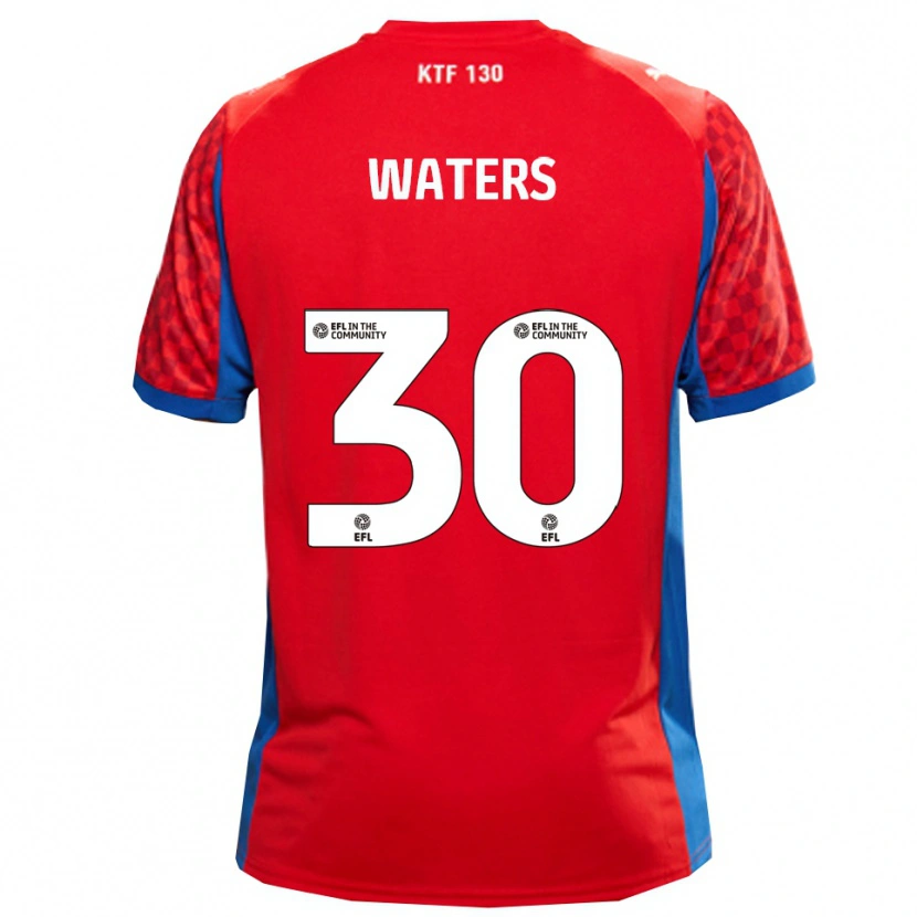 Danxen Mujer Camiseta Billy Waters #30 Rojo Azul 2ª Equipación 2025/26 La Camisa México