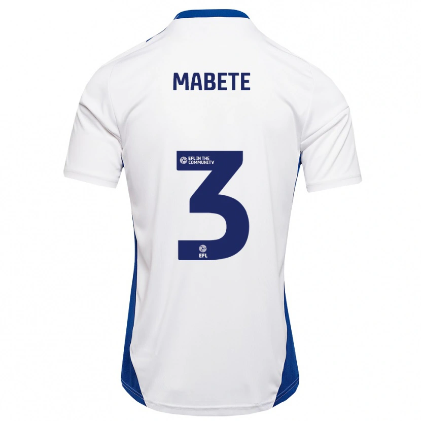 Danxen Mujer Camiseta Filozofe Mabete #3 Blanco Azul 2ª Equipación 2025/26 La Camisa México