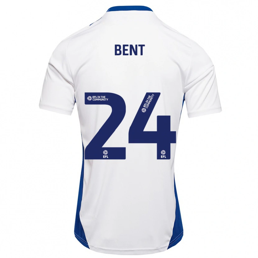 Danxen Mujer Camiseta Steph Bent #24 Blanco Azul 2ª Equipación 2025/26 La Camisa México