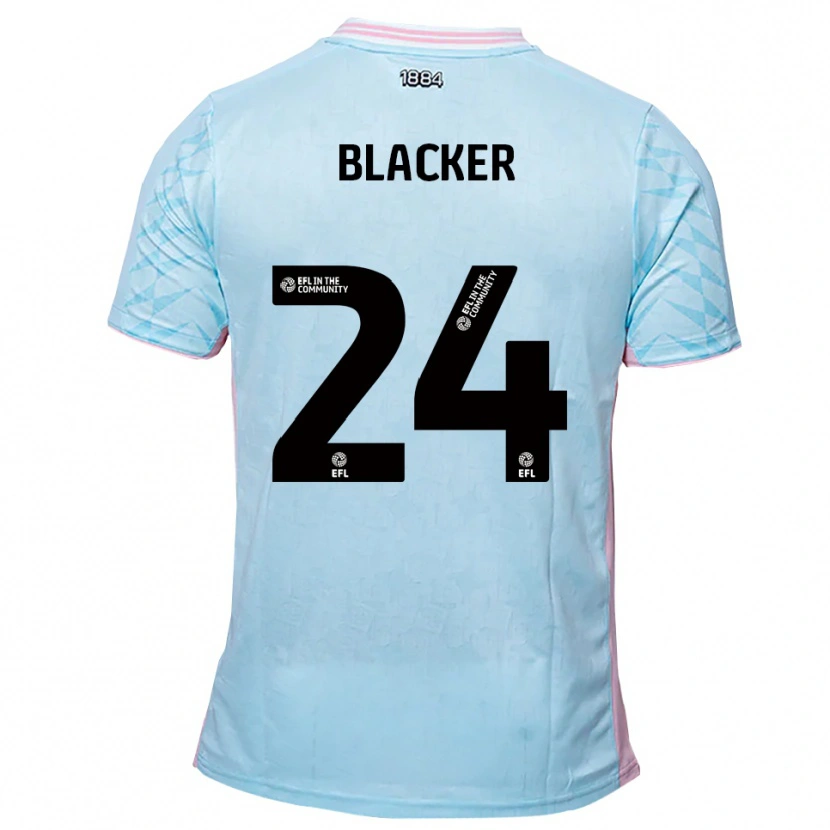 Danxen Mujer Camiseta Billy Blacker #24 Celeste Rosa 2ª Equipación 2025/26 La Camisa México
