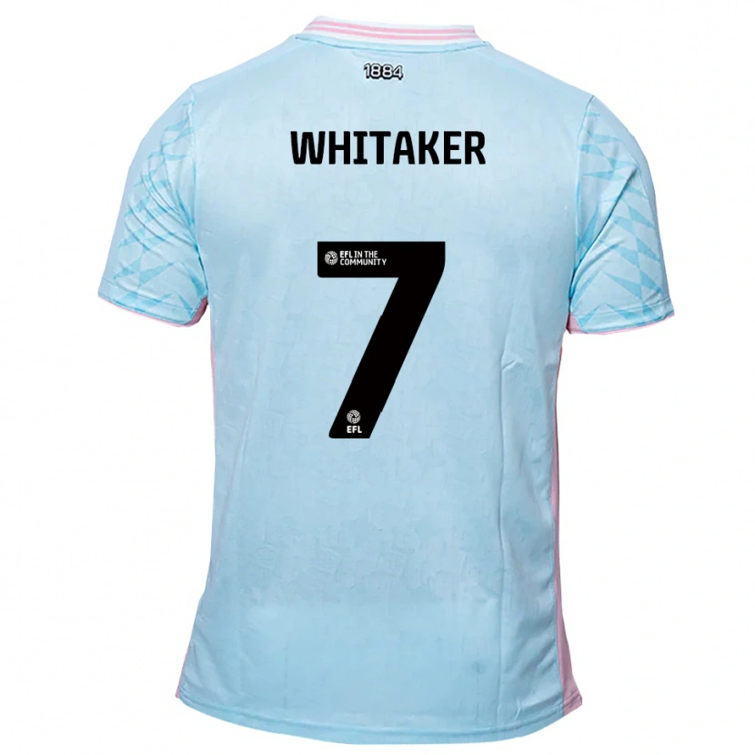 Danxen Mujer Camiseta Charlie Whitaker #7 Celeste Rosa 2ª Equipación 2025/26 La Camisa México