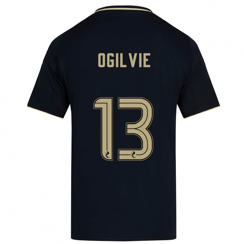 Danxen Mujer Camiseta Francesca Ogilvie #13 Azul Marino Dorado 2ª Equipación 2025/26 La Camisa México