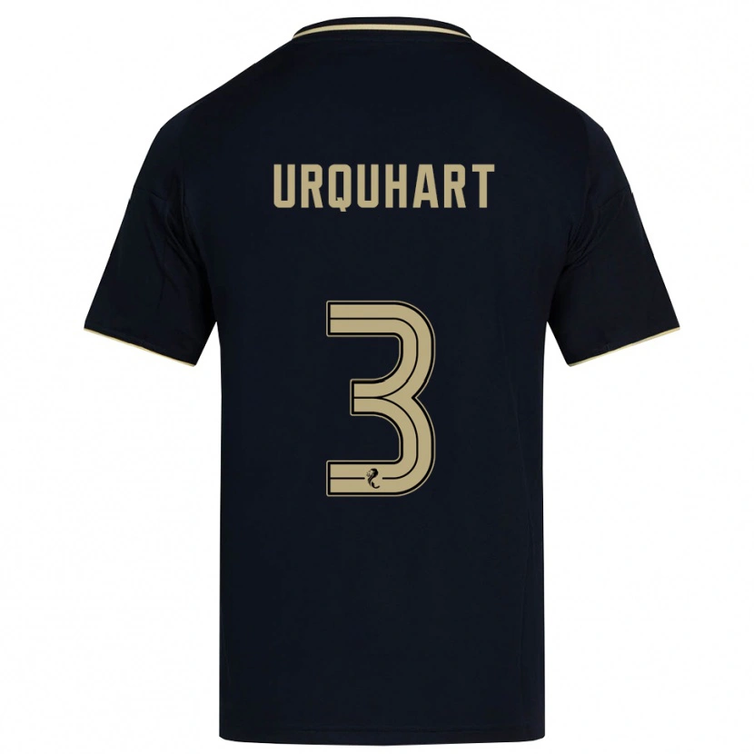 Danxen Mujer Camiseta Millie Urquhart #3 Azul Marino Dorado 2ª Equipación 2025/26 La Camisa México
