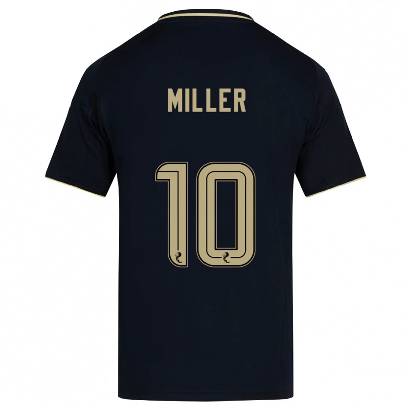 Danxen Mujer Camiseta Darcie Miller #10 Azul Marino Dorado 2ª Equipación 2025/26 La Camisa México