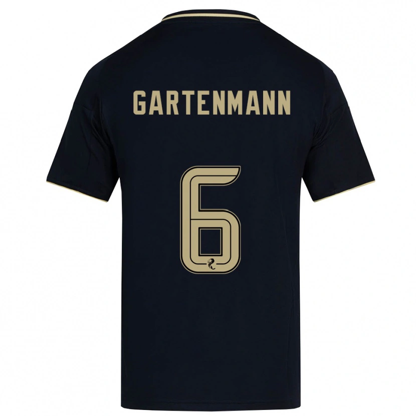 Danxen Mujer Camiseta Stefan Gartenmann #6 Azul Marino Dorado 2ª Equipación 2025/26 La Camisa México