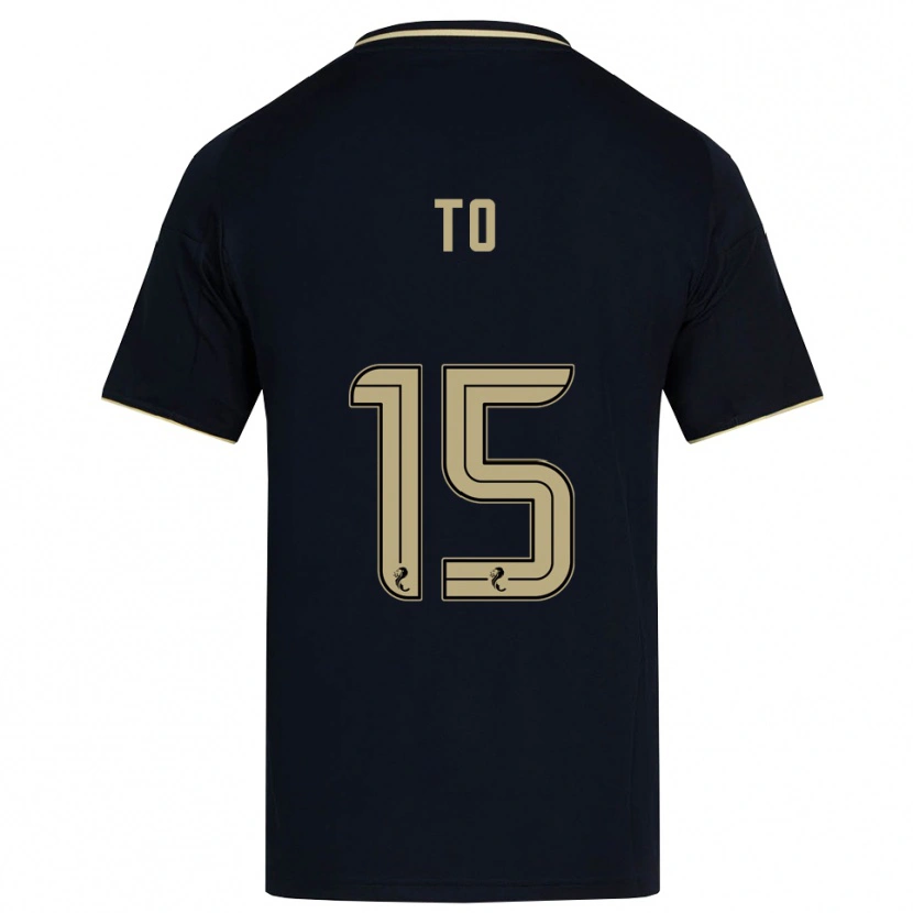 Danxen Mujer Camiseta Zack To #15 Azul Marino Dorado 2ª Equipación 2025/26 La Camisa México