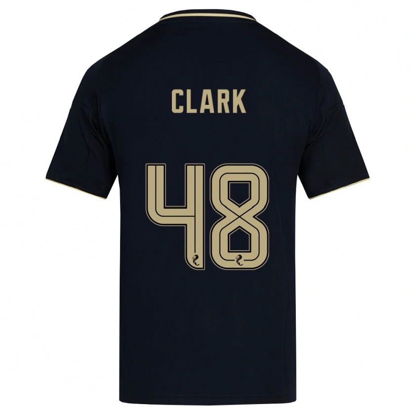 Danxen Mujer Camiseta Ellis Clark #48 Azul Marino Dorado 2ª Equipación 2025/26 La Camisa México