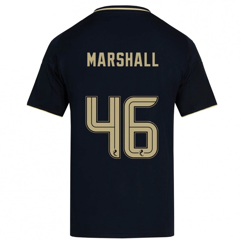 Danxen Mujer Camiseta Findlay Marshall #46 Azul Marino Dorado 2ª Equipación 2025/26 La Camisa México