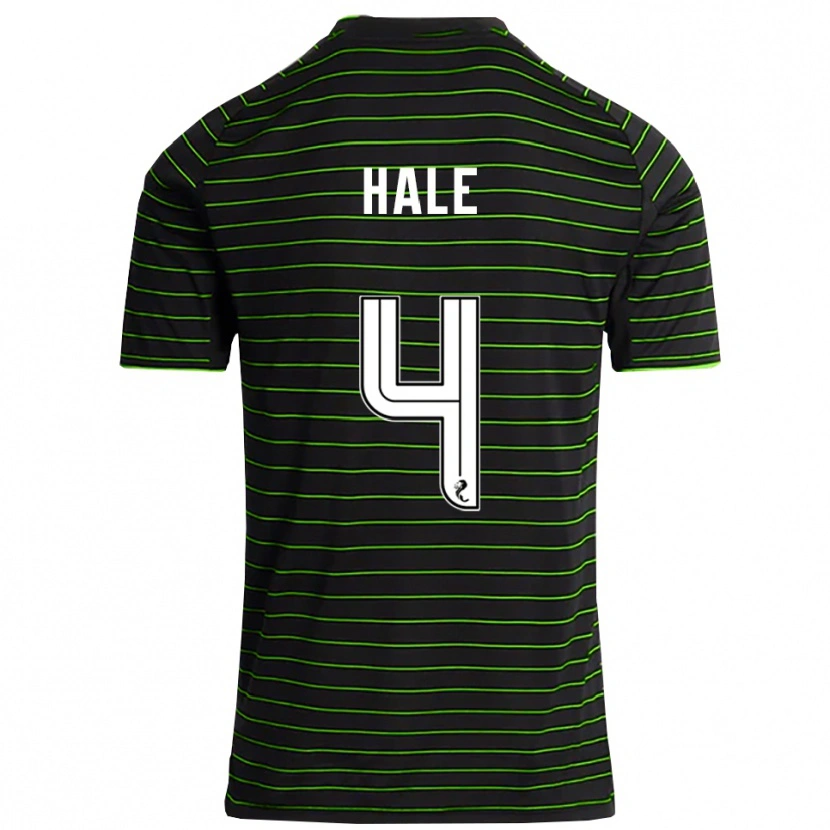 Danxen Mujer Camiseta Finlay Hale #4 Negro Verde 2ª Equipación 2025/26 La Camisa México