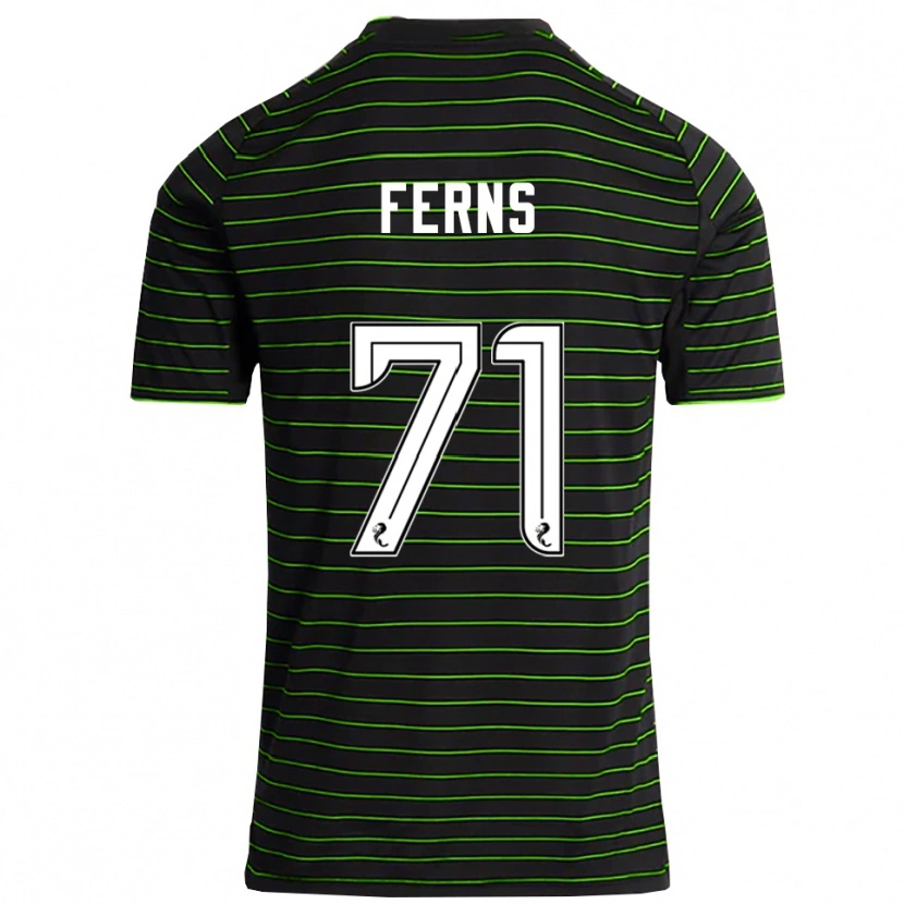 Danxen Mujer Camiseta Abbie Ferns #71 Negro Verde 2ª Equipación 2025/26 La Camisa México