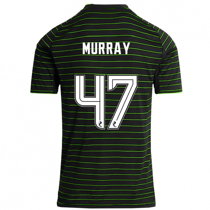 Danxen Mujer Camiseta Dane Murray #47 Negro Verde 2ª Equipación 2025/26 La Camisa México