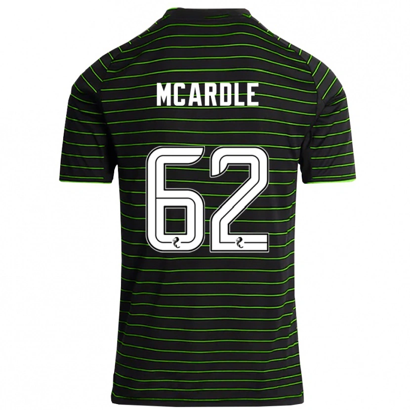 Danxen Mujer Camiseta Sean Mcardle #62 Negro Verde 2ª Equipación 2025/26 La Camisa México