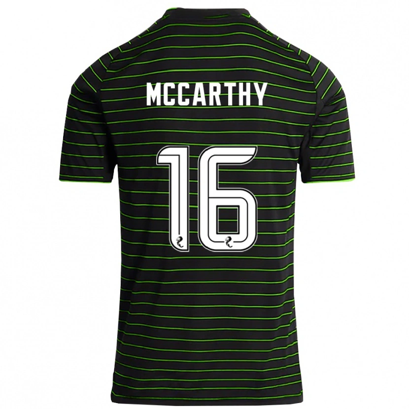 Danxen Mujer Camiseta James Mccarthy #16 Negro Verde 2ª Equipación 2025/26 La Camisa México
