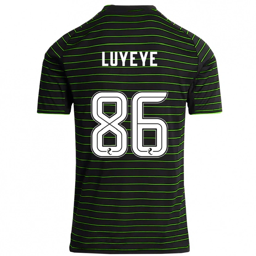 Danxen Mujer Camiseta Benny-Jackson Luyeye #86 Negro Verde 2ª Equipación 2025/26 La Camisa México