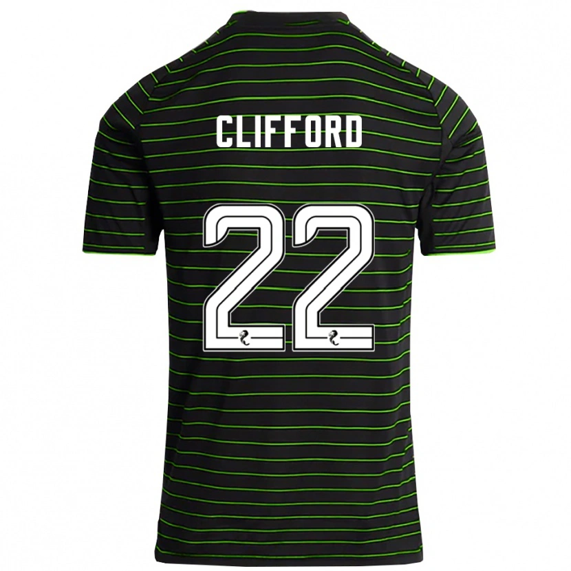 Danxen Mujer Camiseta Lucy Ashworth-Clifford #22 Negro Verde 2ª Equipación 2025/26 La Camisa México