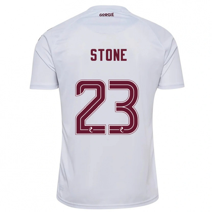 Danxen Mujer Camiseta Harry Stone #23 Blanco Borgoña 2ª Equipación 2025/26 La Camisa México