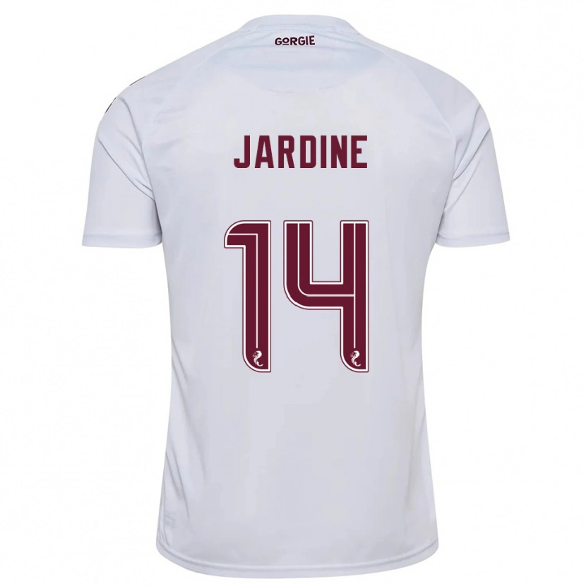 Danxen Mujer Camiseta Kayla Jardine #14 Blanco Borgoña 2ª Equipación 2025/26 La Camisa México