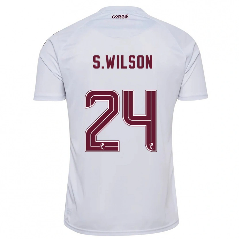 Danxen Mujer Camiseta Stanley Wilson #24 Blanco Borgoña 2ª Equipación 2025/26 La Camisa México